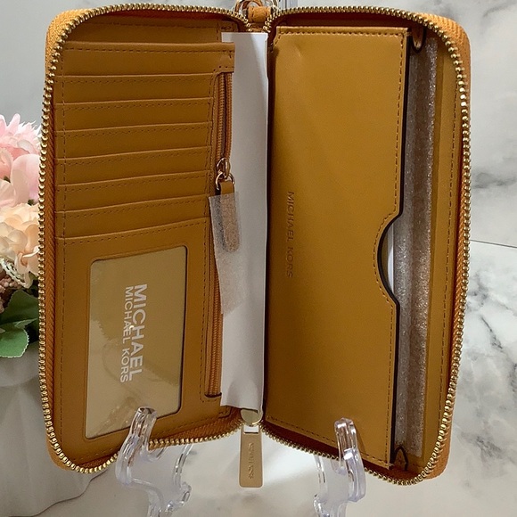 NWT Michael Kors Large Satchel & Large Phone Case Wallet Set - Picture 5 of 6